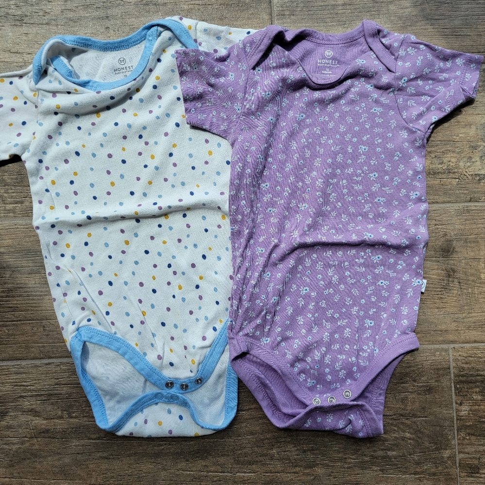 Honest Baby onesies 18 months